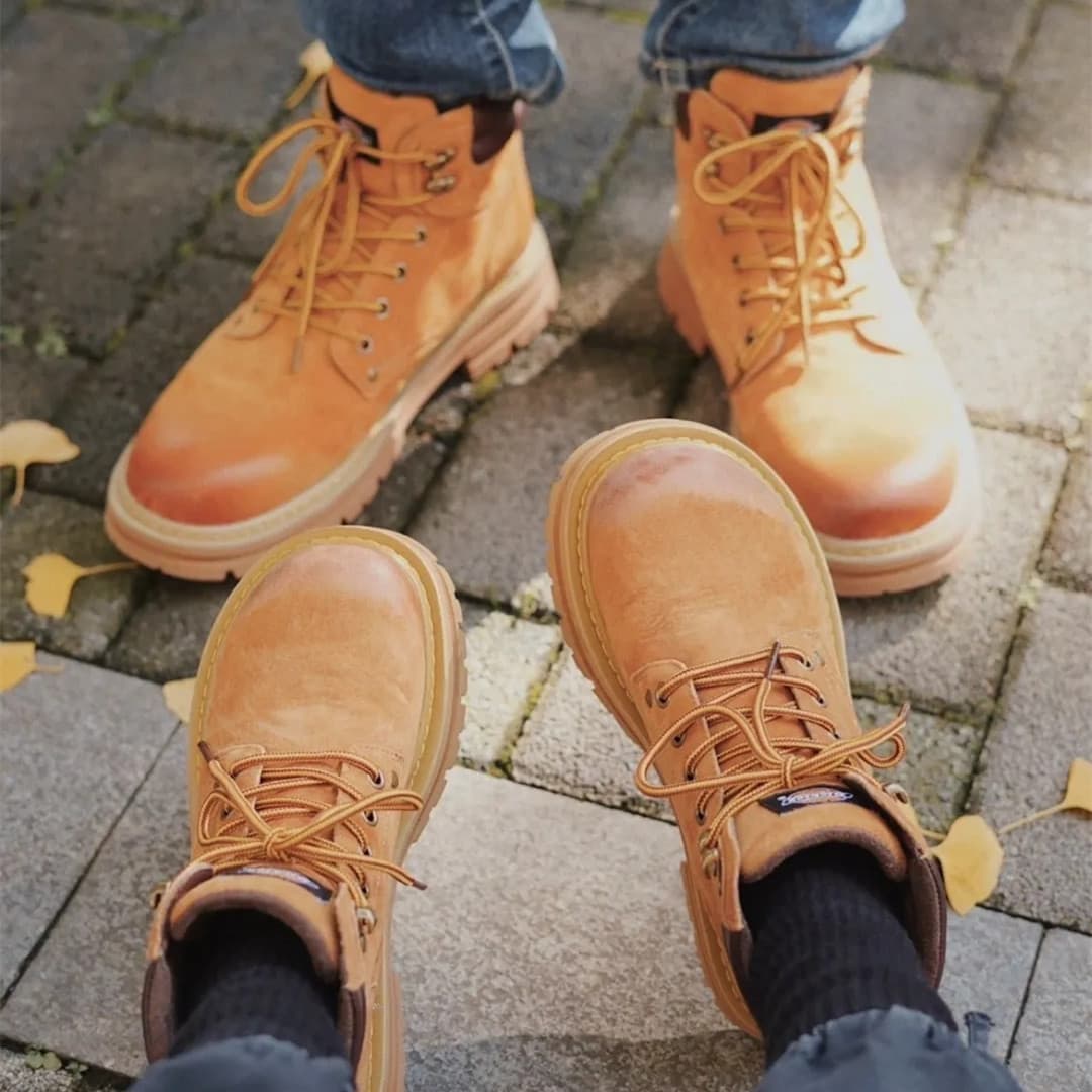 Ботинки Martin Dickies 12 см, женские, земляно-желтые