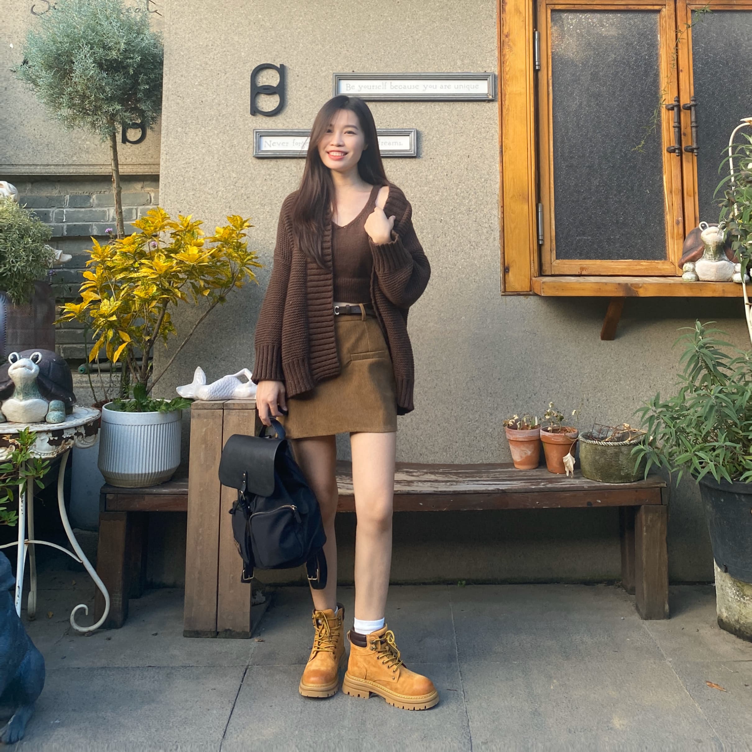 Ботинки Martin Dickies 12 см, женские, земляно-желтые