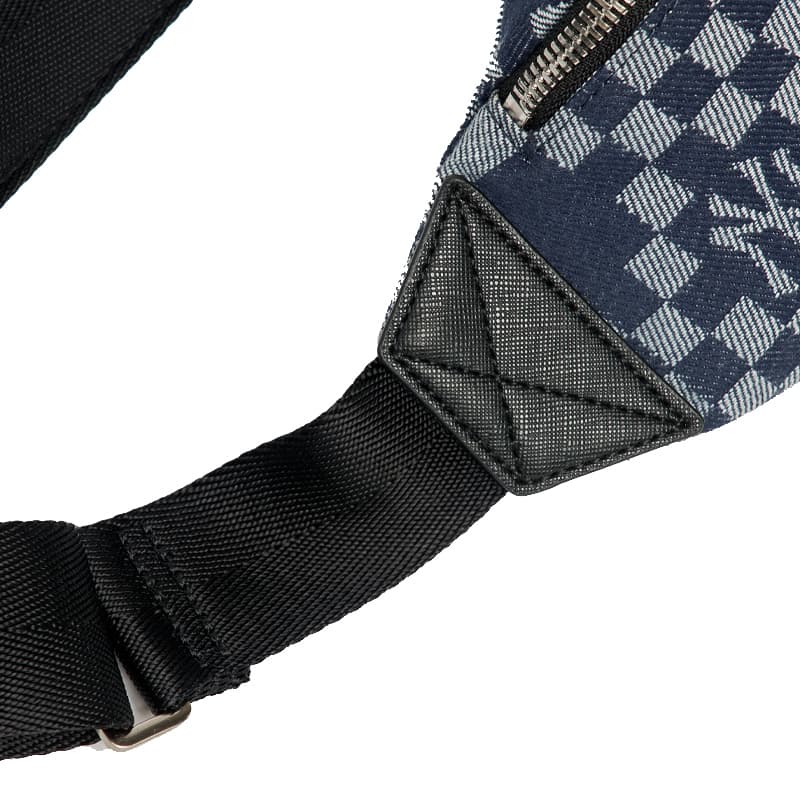 MLB Комбинированная сумка из синтетической кожи Поясная сумка Обычный унисекс Джинсовый Синий