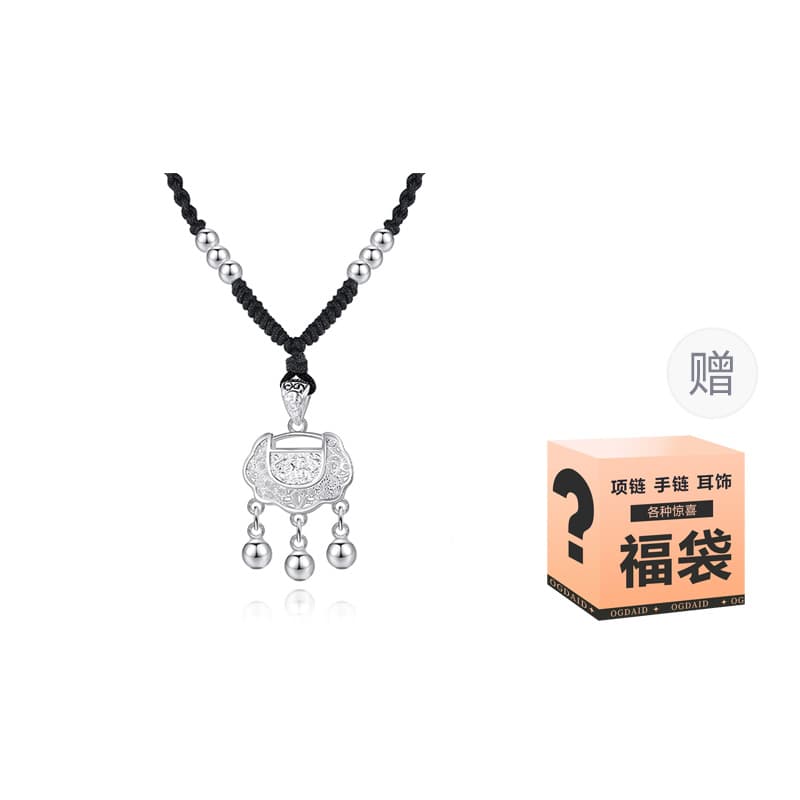 OGDAID S999 Тонкие серебряные ожерелья унисекс