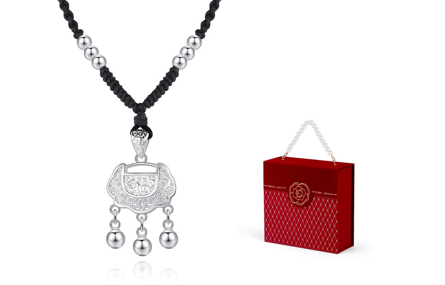 OGDAID S999 Тонкие серебряные ожерелья унисекс