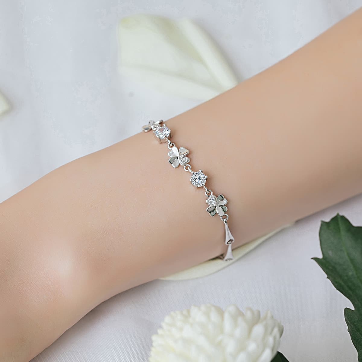 Женский серебряный браслет WINY из стерлингового серебра с сертификатом