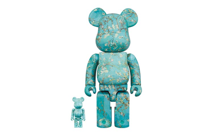BE@RBRICK × Van Gogh MuseumR Van Gogh "Almond Blossom" 100% & 400%