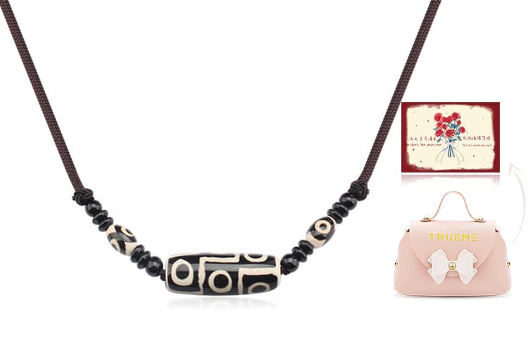 Ожерелья TRUE ME с агатом и халцедоном унисекс