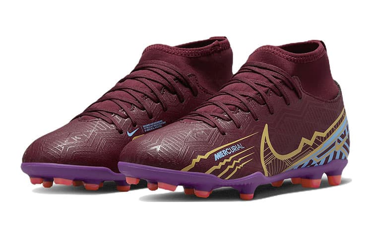 Nike Kylian Mbapp X Mercurial Superfly 9 Club FG MG «Dark Beetroot» GS