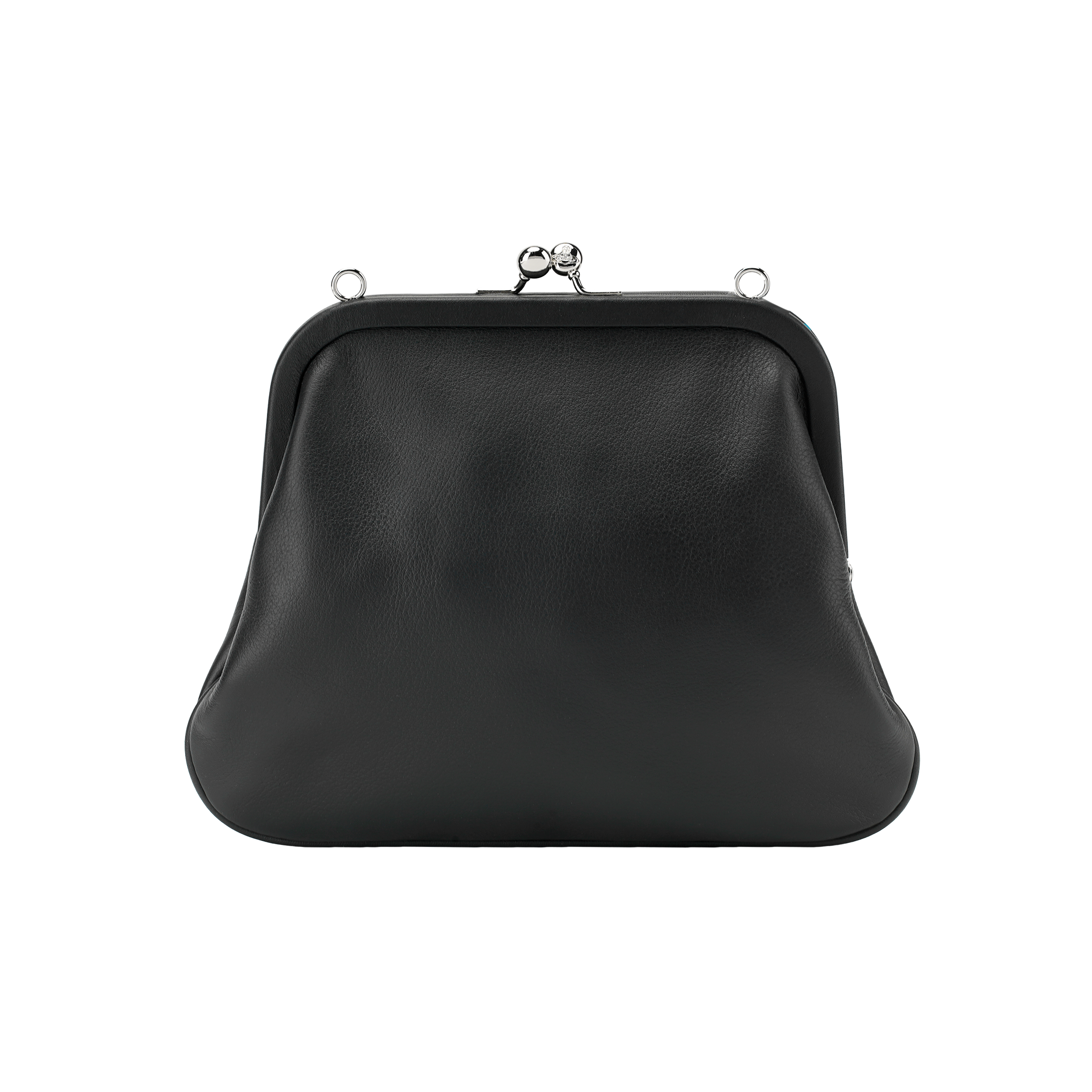 Vivienne Westwood Кожаная ручная сумка через плечо, сумка через плечо Trumpets Женская черная