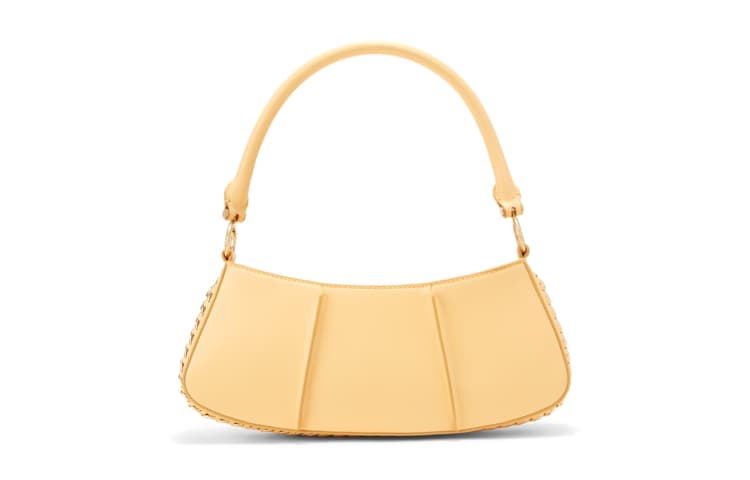 CHARLES&KEITH PU Shoulder Bag Women's Yellow/Chocolate/Black