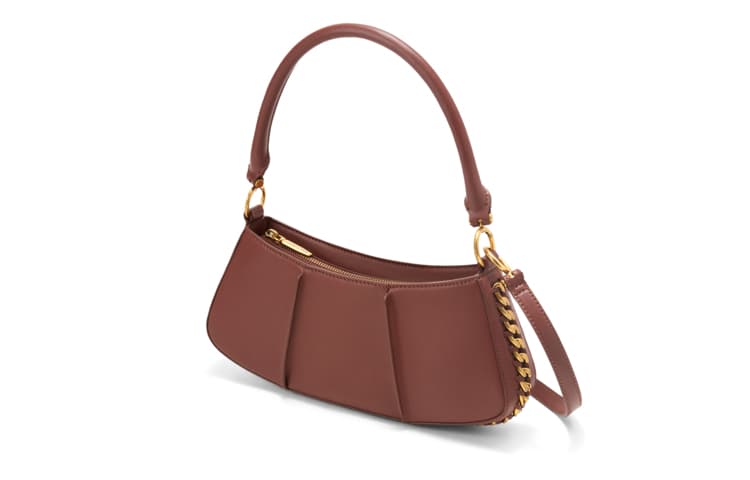 Сумка через плечо CHARLES&KEITH из искусственной кожи женская, желтая/шоколадная/черная