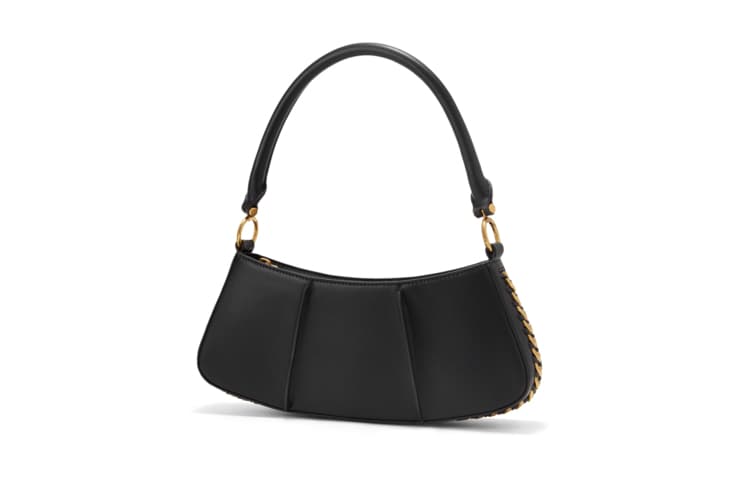 Сумка через плечо CHARLES&KEITH из искусственной кожи женская, желтая/шоколадная/черная