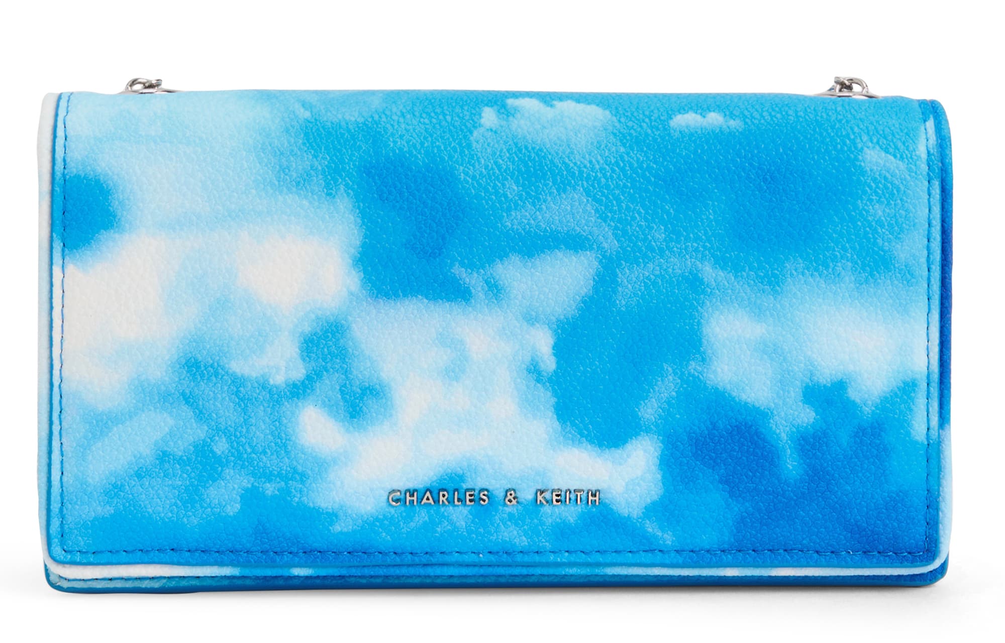 CHARLES&KEITH PU Crossbody Bag, Wallet Mini Women's Cream Milk White/Pink/Multi Composite Color