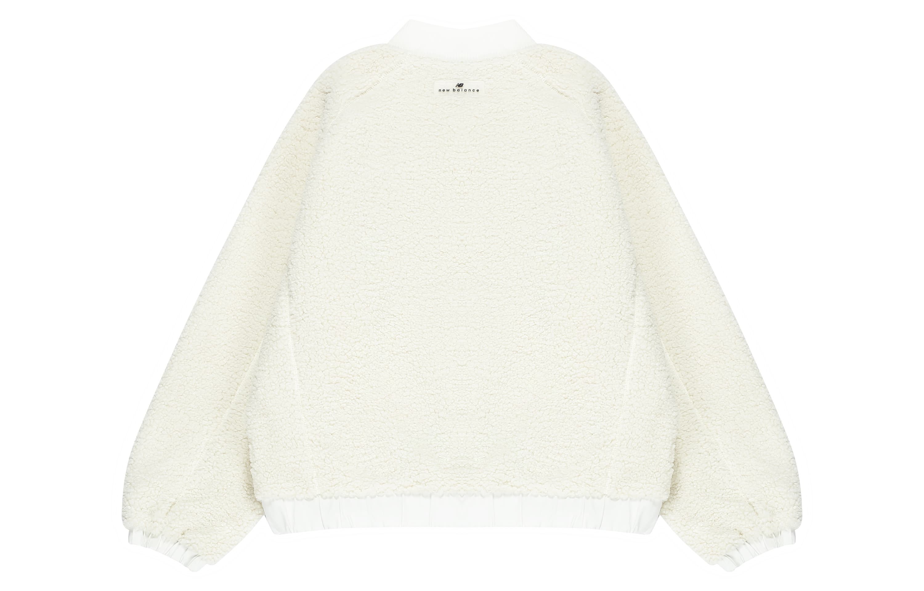 Женские бархатные куртки New Balance цвета слоновой кости, белые