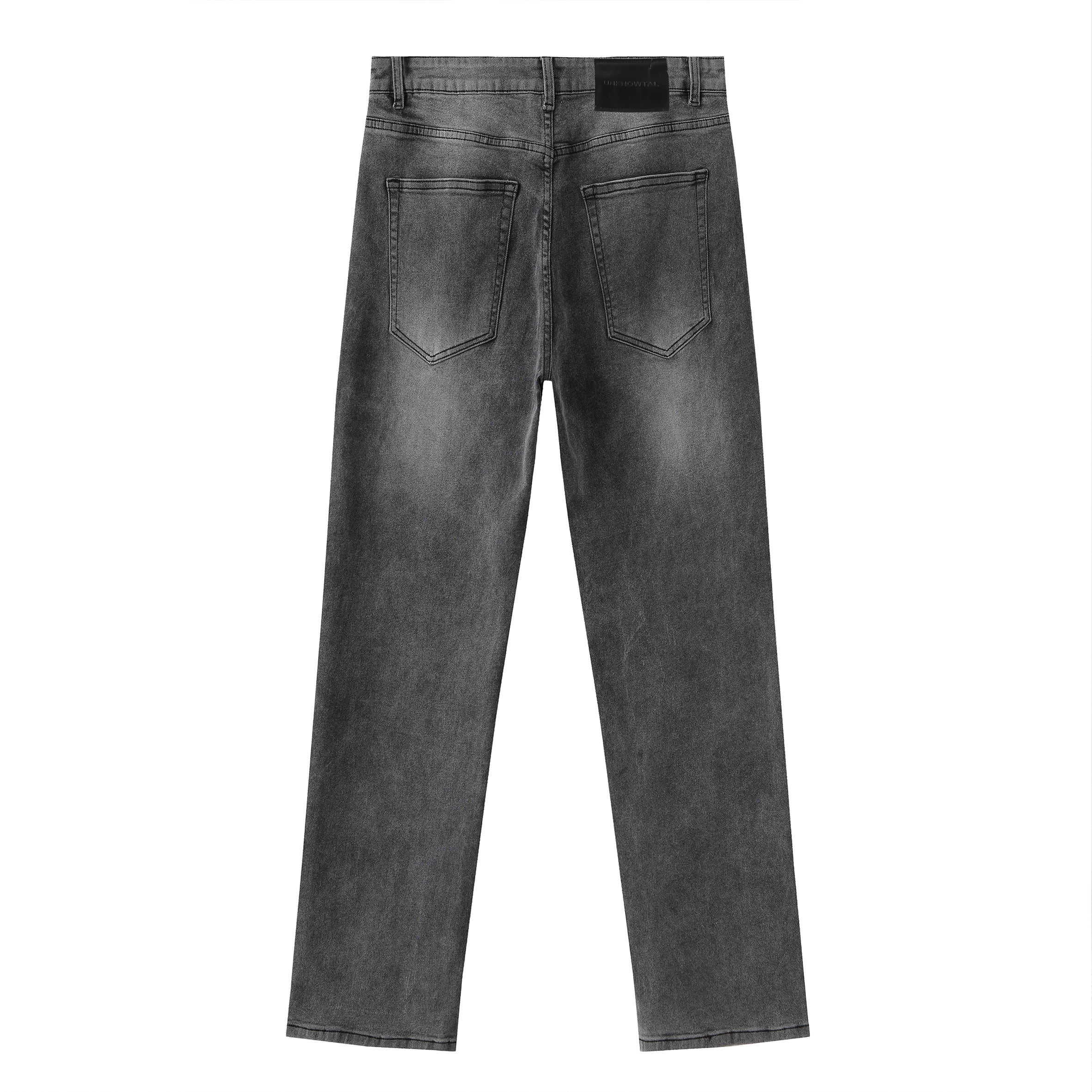 Джинсы UNKNOWTAL унисекс, желтые, грязевые