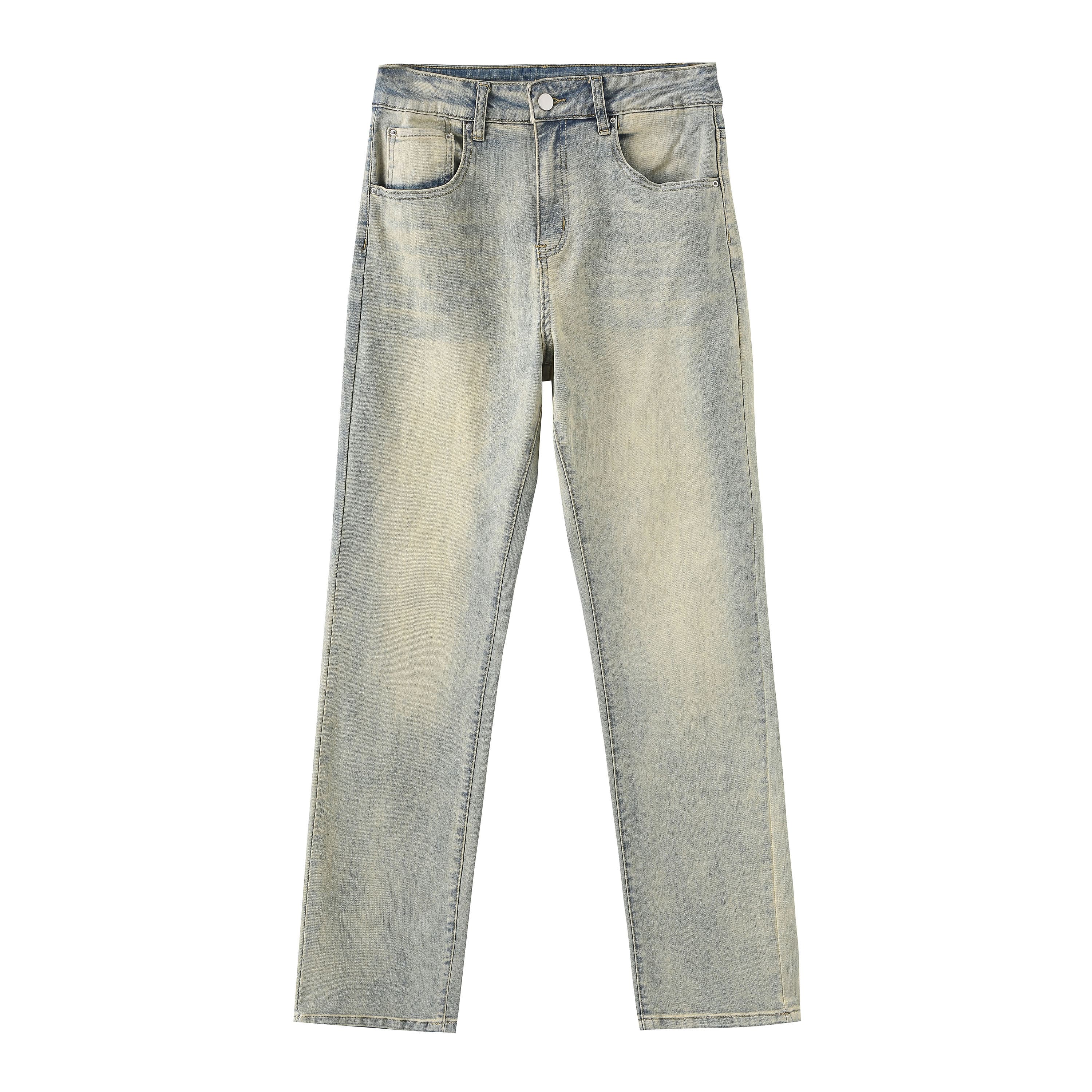 UNKNOWTAL Jeans Unisex Yellow Mud