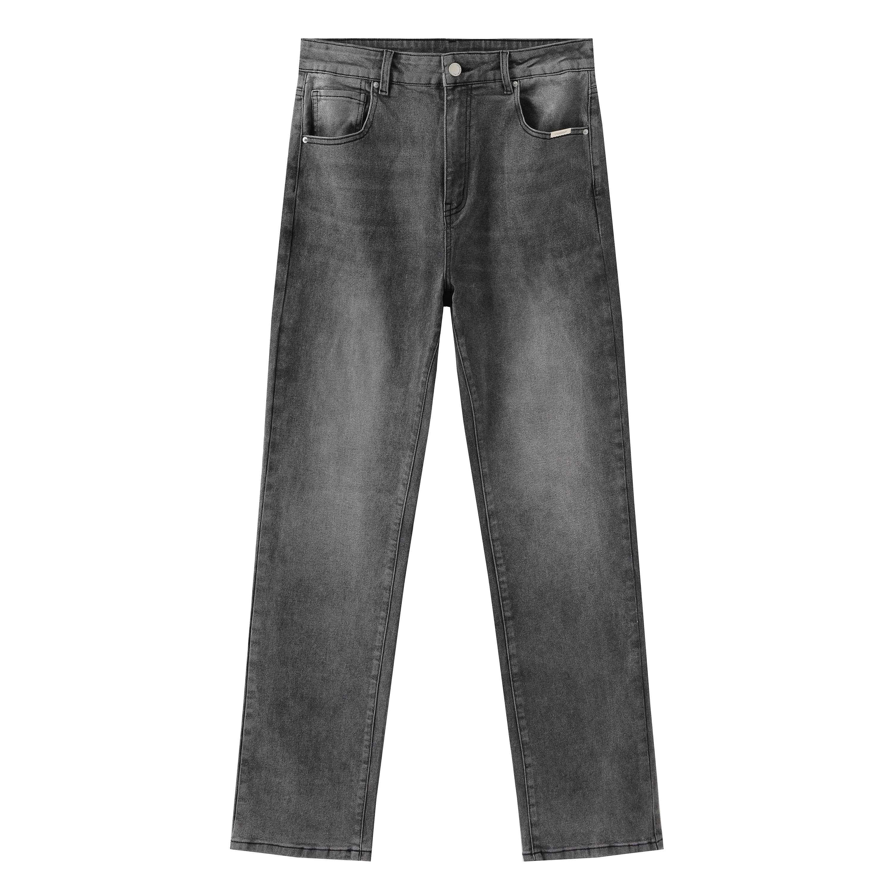 Джинсы UNKNOWTAL унисекс, желтые, грязевые