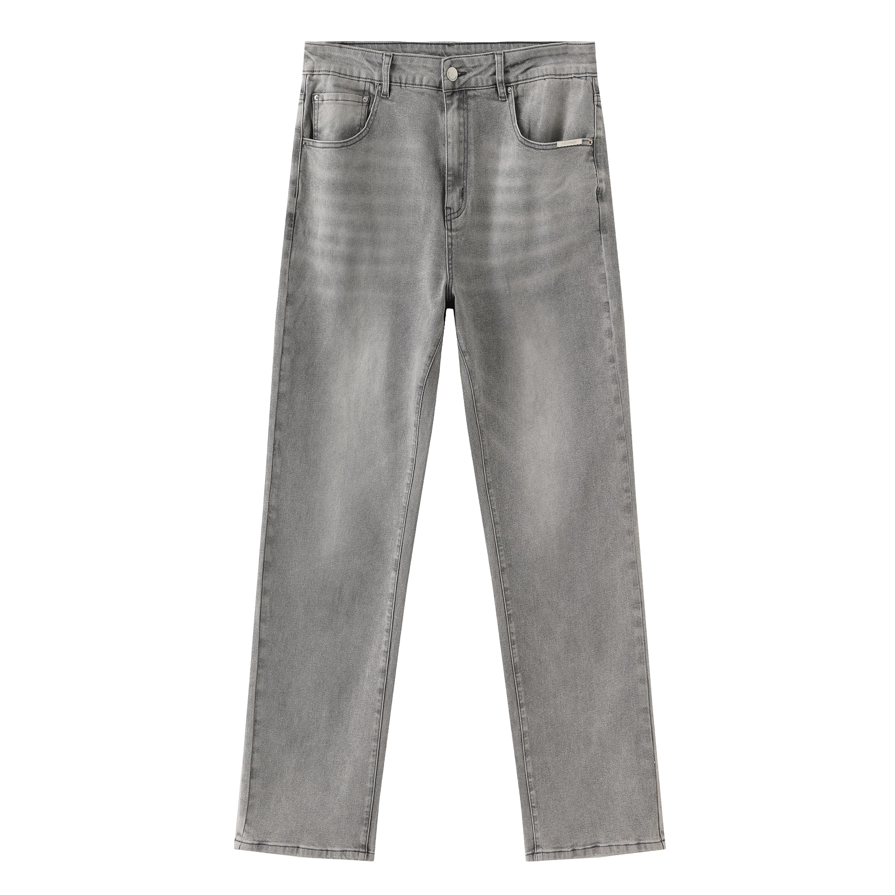 Джинсы UNKNOWTAL унисекс, желтые, грязевые