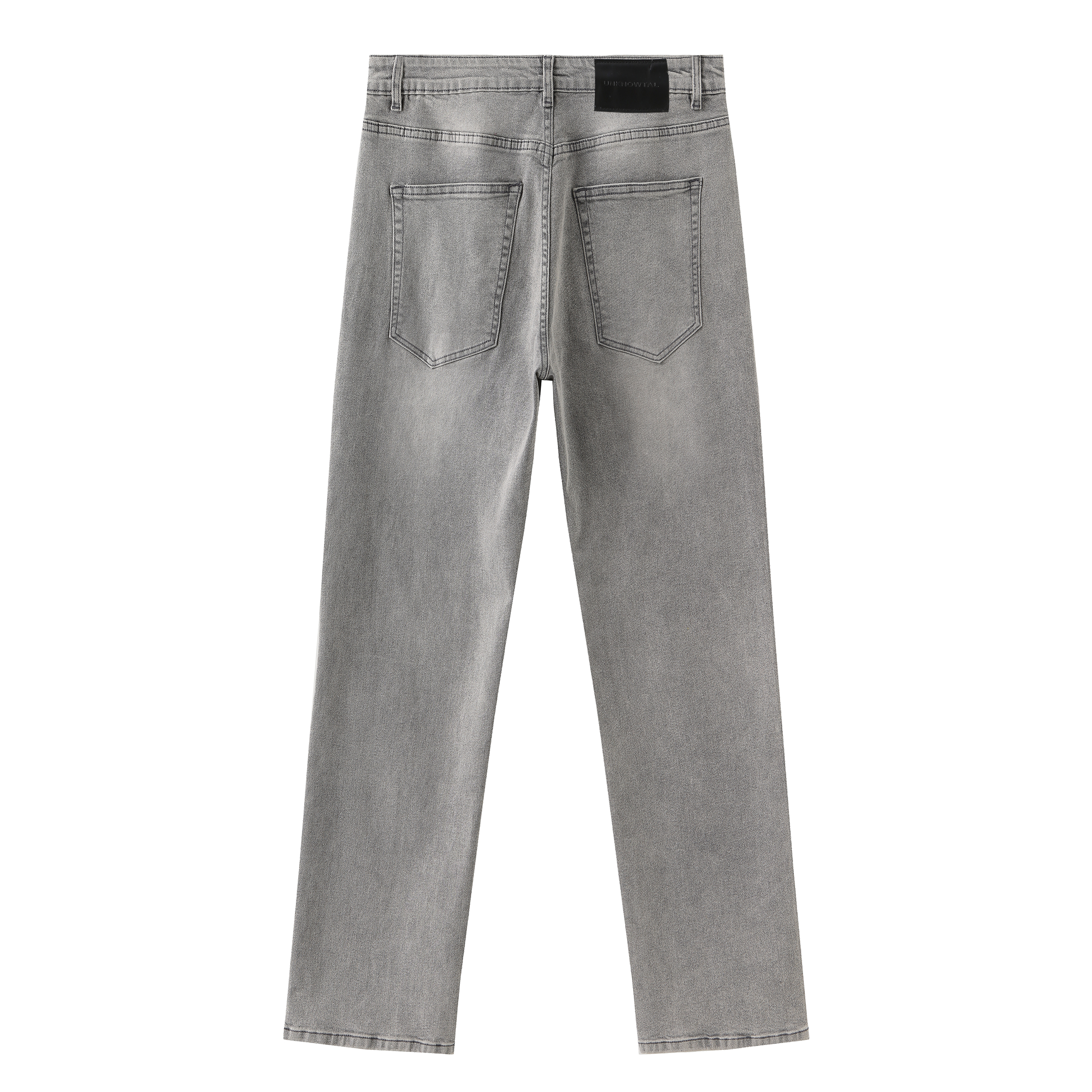 Джинсы UNKNOWTAL унисекс, желтые, грязевые