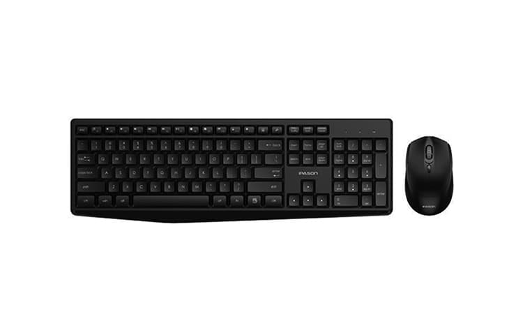 IPASON MP-V6 Wireless Gaming Office Laptop Portable Compact Convenient Energy-Efficient Durable Keyboard & Mouse Set