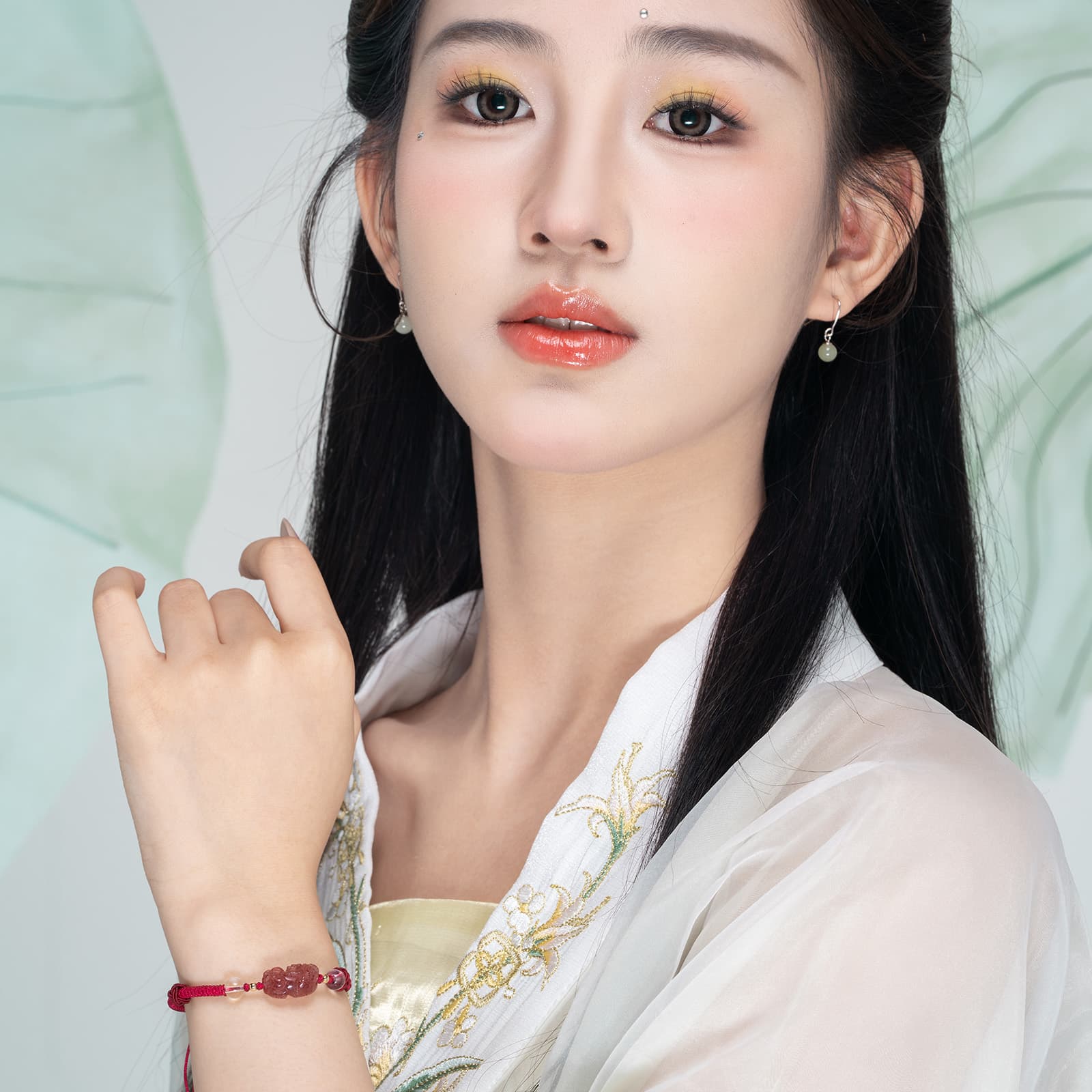 Обсидиановые браслеты Jodie&Kevin унисекс