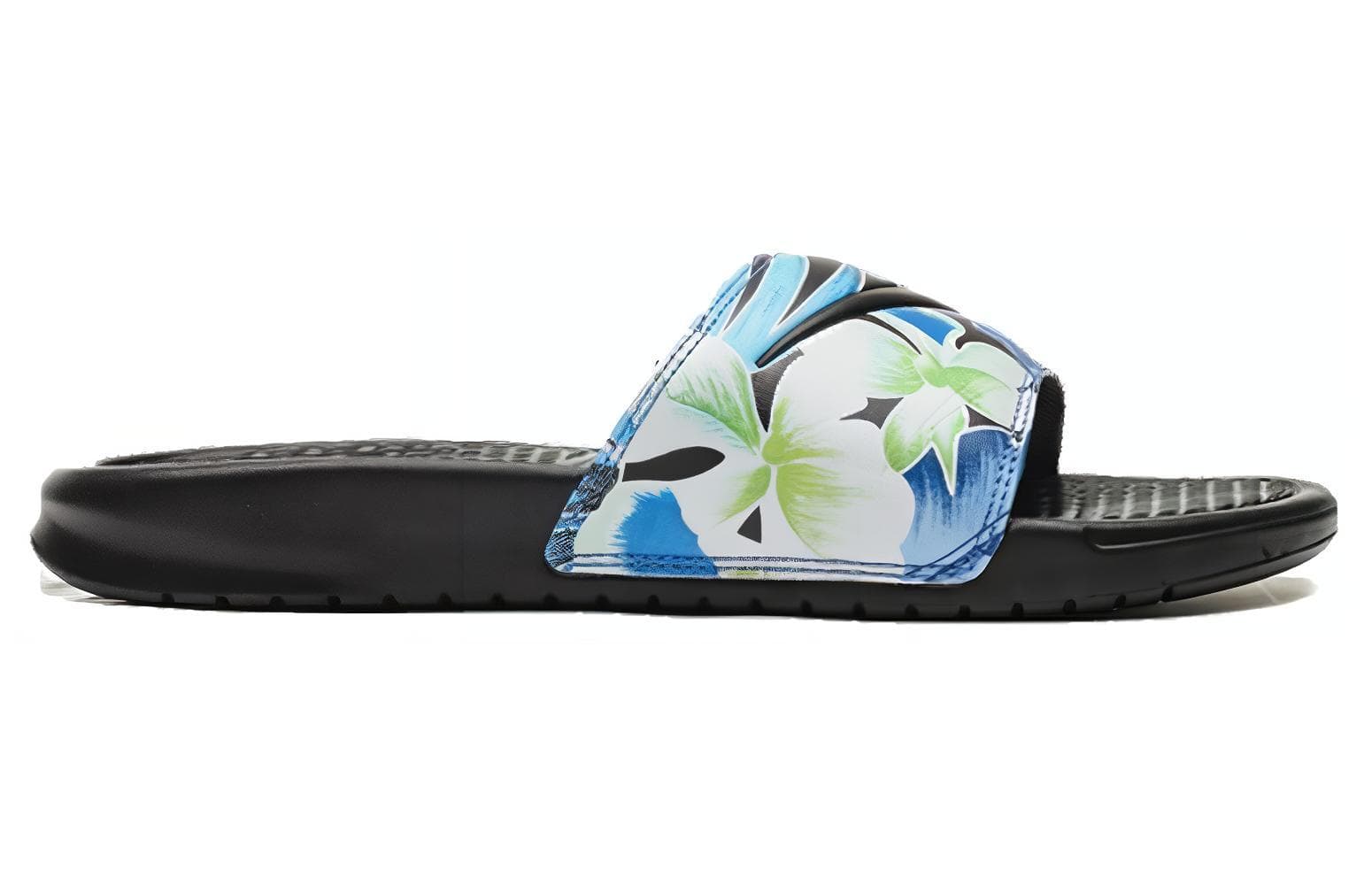 Женские кроссовки с принтом Nike Benassi Jdi черного цвета