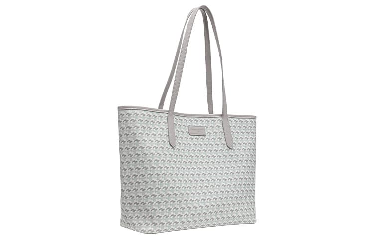 VANESSA HOGAN Комбинированная сумка из коровьей кожи Большая сумка Сумка для покупок Сумка на плечо Обычная женская Серая