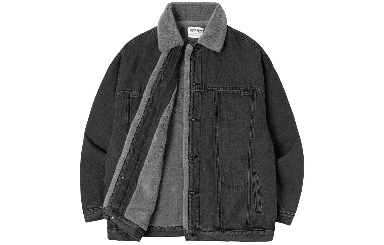 Куртка Bodydream Зимняя Унисекс Темно-Серая