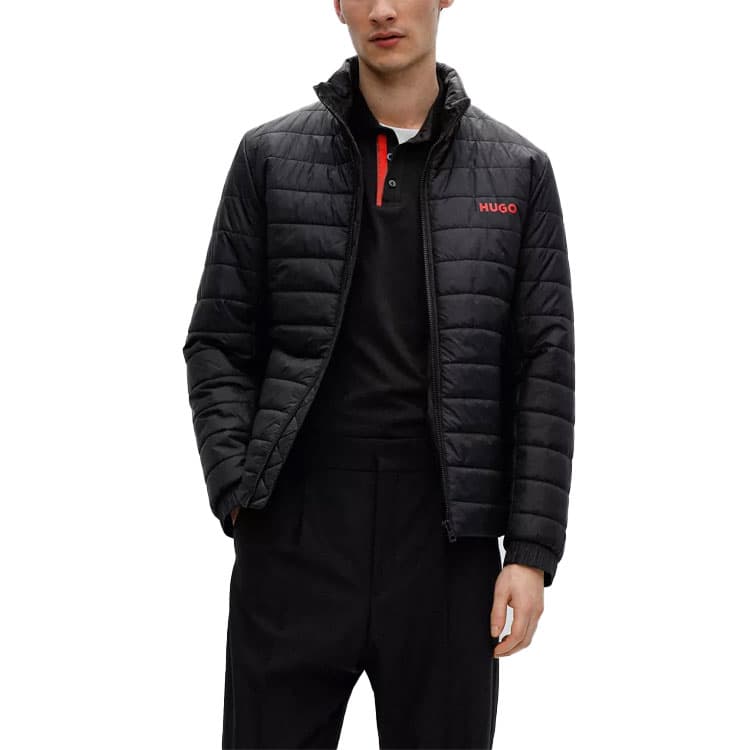 Утепленная куртка на молнии HUGO BOSS