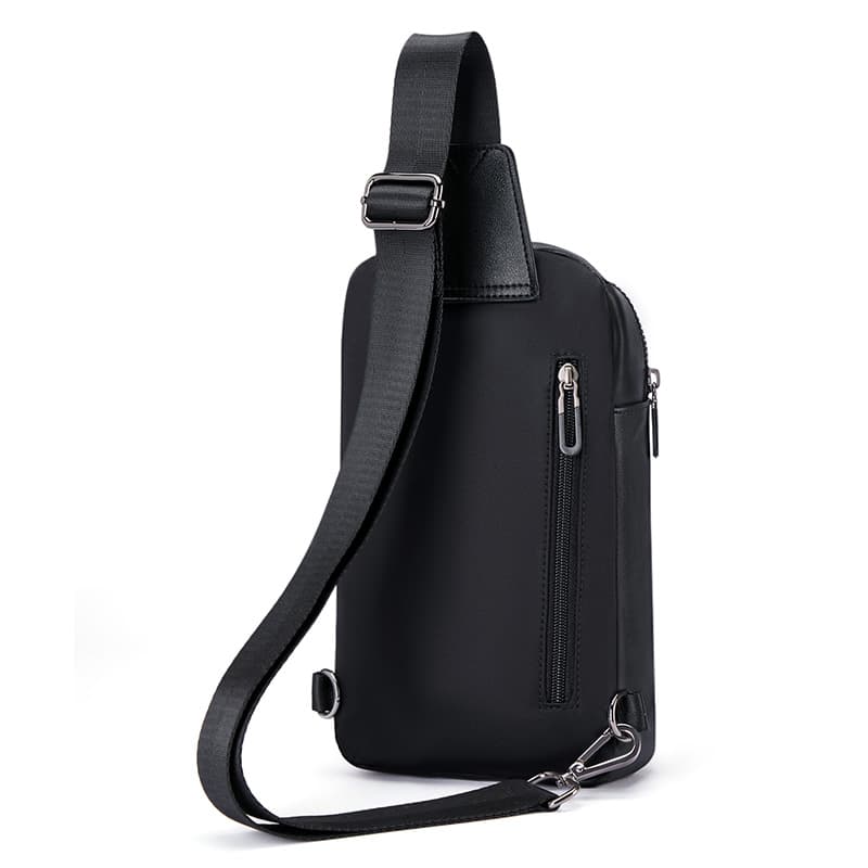 Мужская сумка через плечо GOLF из ПВХ, папина сумка через плечо, поясная сумка, слинг-сумка среднего размера, черная