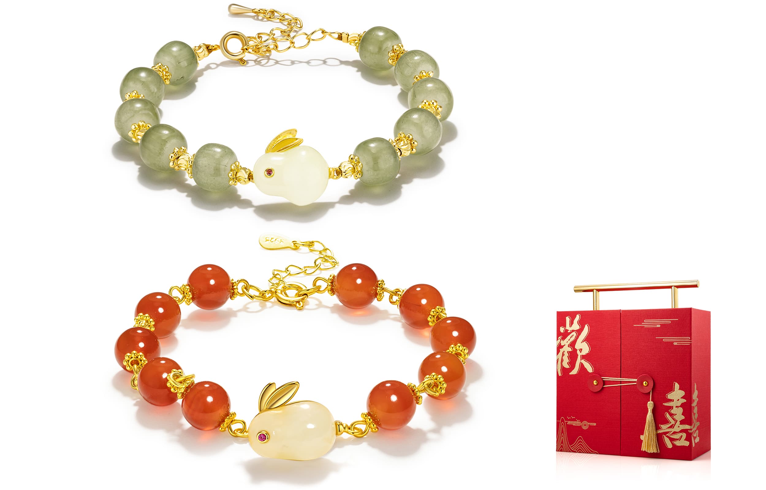 Женские браслеты Jodie&Kevin с цветной глазурью