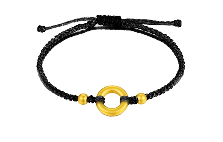 KING TAI SANG Золотой браслет унисекс