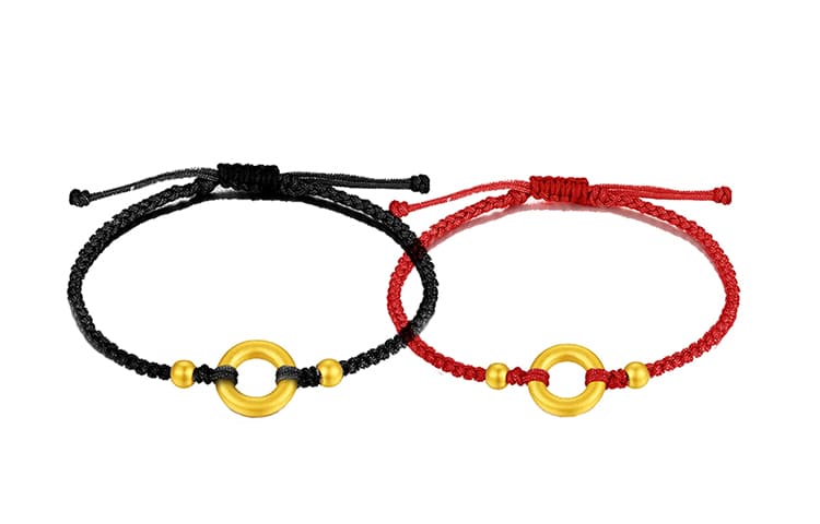 KING TAI SANG Золотой браслет унисекс