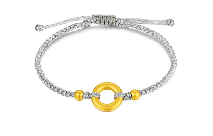 KING TAI SANG Золотой браслет унисекс