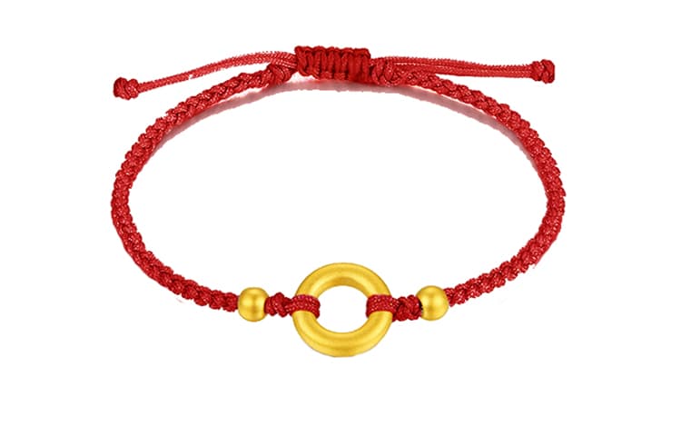 KING TAI SANG Золотой браслет унисекс