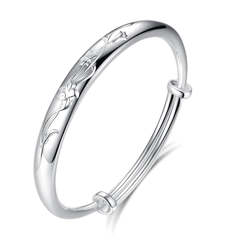 WINY Женские браслеты из тонкого серебра 999 пробы