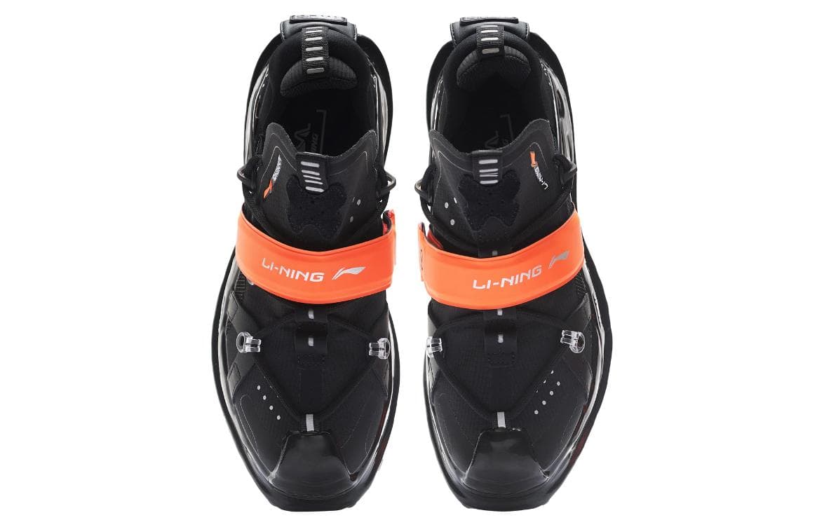 Подкладка Pan Gu Halo, амортизирующая, противоскользящая и износостойкая спортивная повседневная обувь с низким берцем, мужская, черный, оранжевый