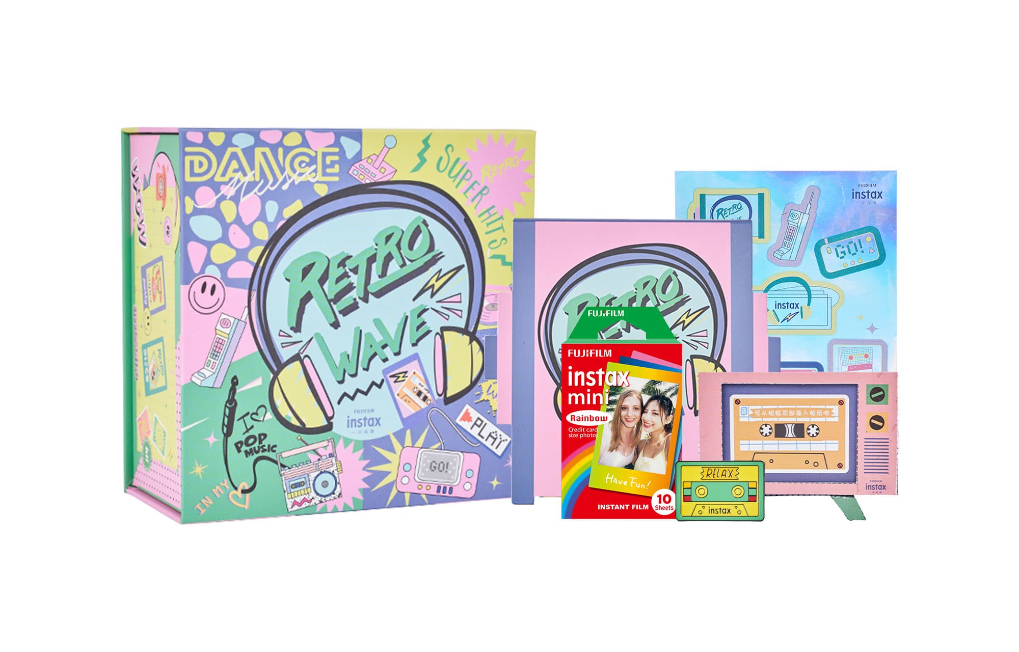 Коробка для аксессуаров FUJIFILM Mini Collection Совместимость с камерами Instax Mini Collection Instax Instant Imaging