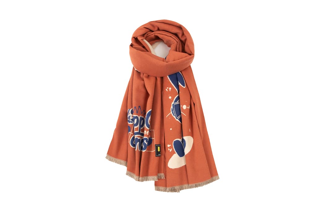 BAIJUAN Knit Scarves Unisex