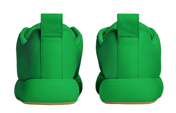 Мужские кроссовки для скейтборда Bottega Veneta Puddle Low, зеленые