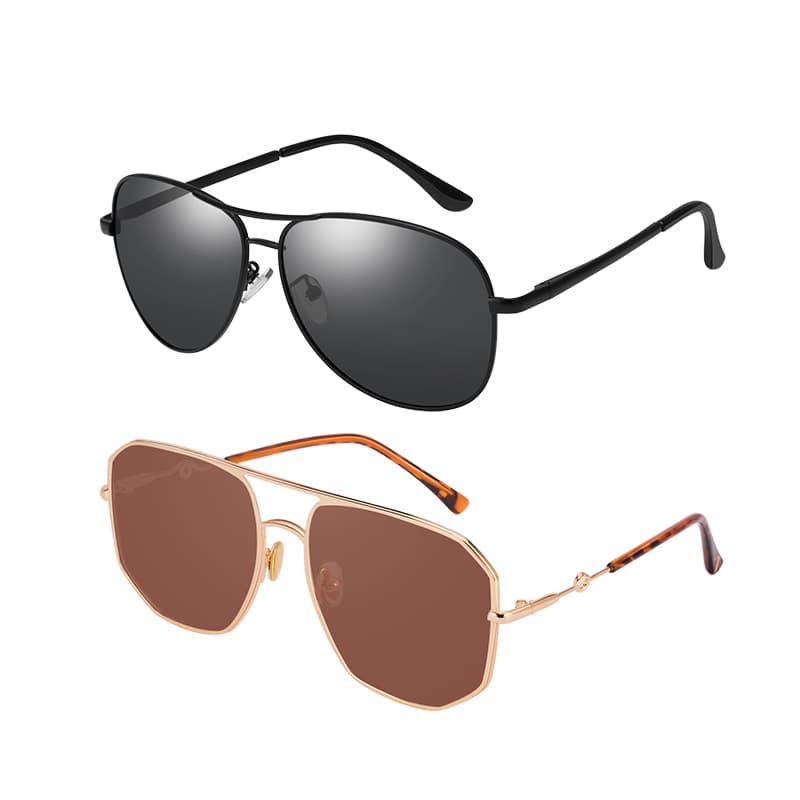 MUYKUY Солнцезащитные очки-авиаторы унисекс