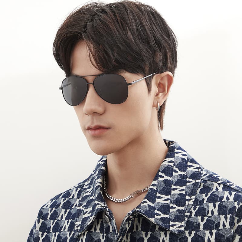 MUYKUY Солнцезащитные очки-авиаторы унисекс