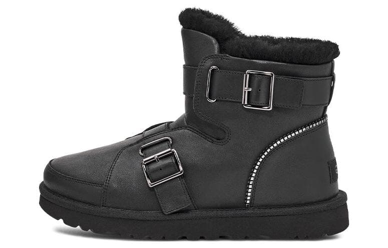 UGG Mini Buckle Short Boots 'Black' Women's