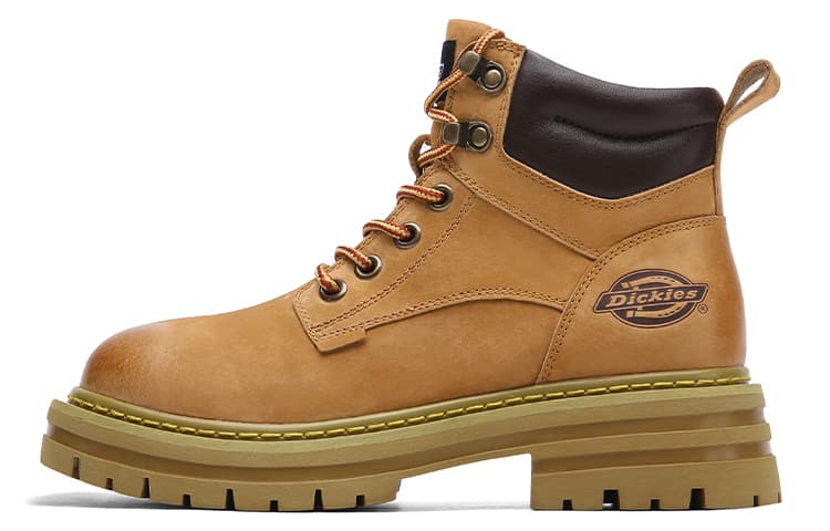 Dickies Minimalist Versatile Short Platform Martin Boots Women's Earth Yellow