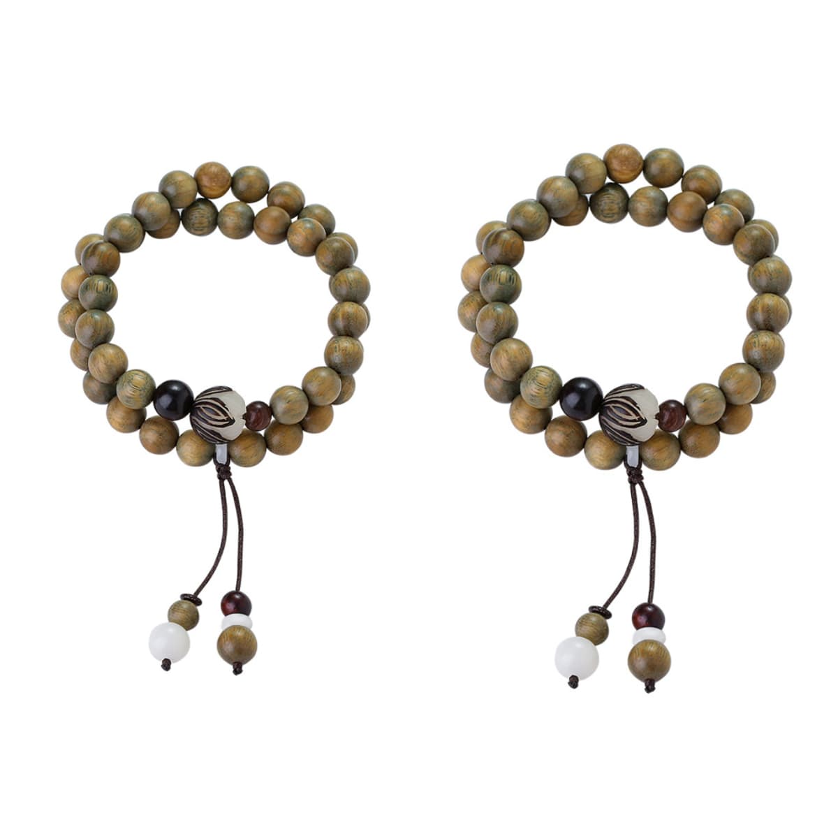 AWD деревянные браслеты из зеленого сандалового дерева унисекс