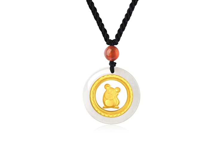 Ожерелья MOONS FAME 999 унисекс Год Дракона