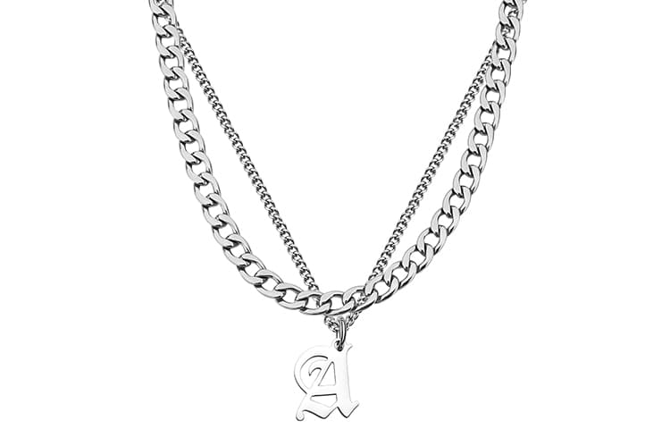 MAGICPOLE ожерелья из титановой стали унисекс, серебро