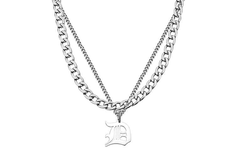 MAGICPOLE ожерелья из титановой стали унисекс, серебро