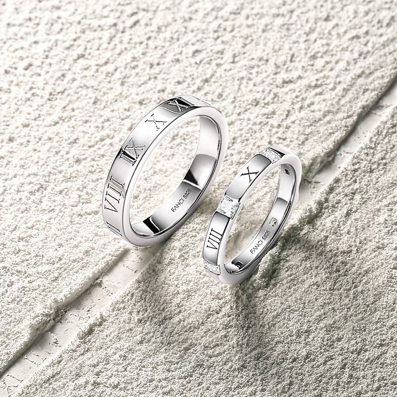 Кольца FANCI из стерлингового серебра 925 пробы унисекс