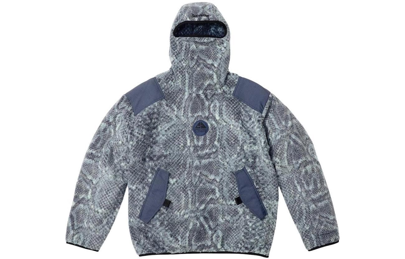 Флисовый пуловер Supreme Nike Acg