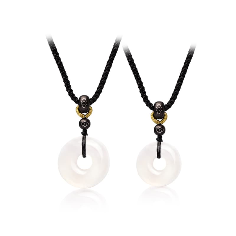 OSSINMI Ожерелья из халцедона унисекс