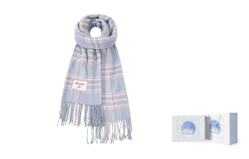 Женские акриловые вязаные шарфы BAIJUAN