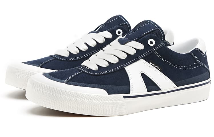 Туфли для скейтборда Vision Street Wear Push Pro с низким верхом унисекс, темно-синие